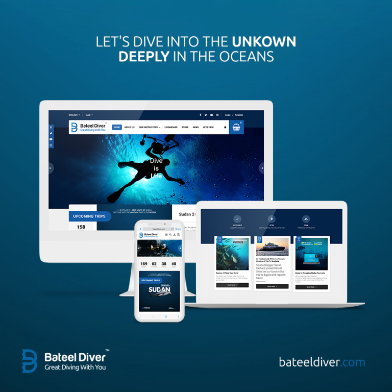 BateelDiver – Dive Center Website Design