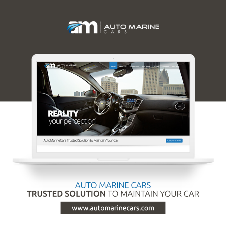 AutoMarineCars – Car Maintenance Website in Hurghada