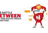 The battle between seo and social media marketing