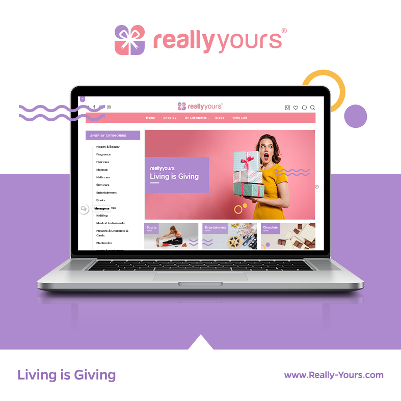 Really Yours – Gift Online Store eCommerce Website